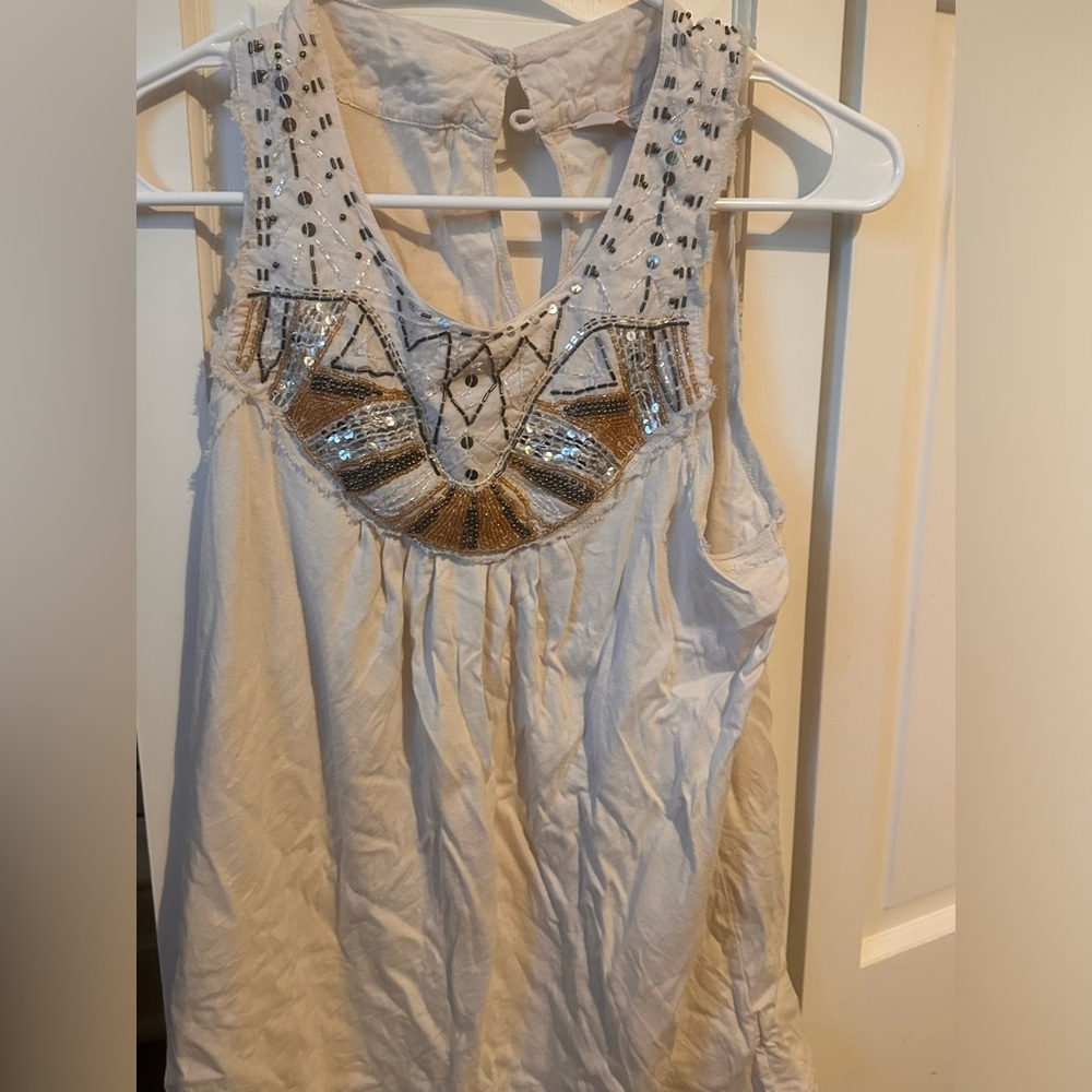 Banana republic sequin top
